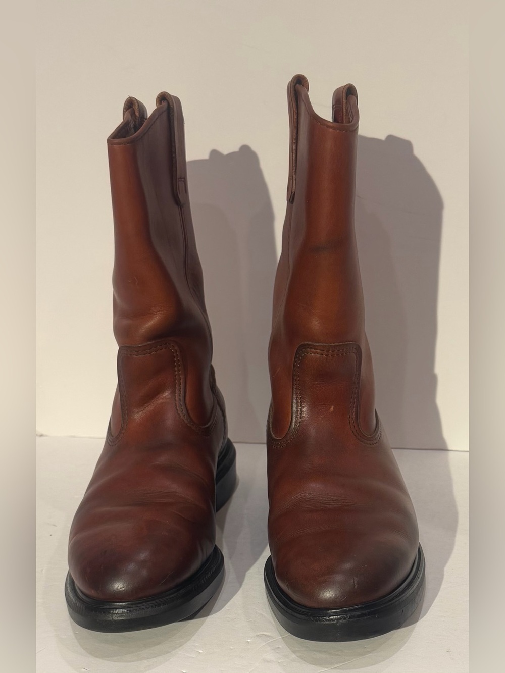 Red Wing Pecos Supersole Soft Toe Leather Work Boots Men’s Size 9E